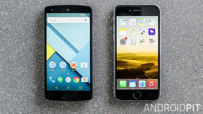 androidpit iphone 6 nexus 5