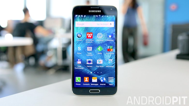 samsung galaxy s5 front screen display