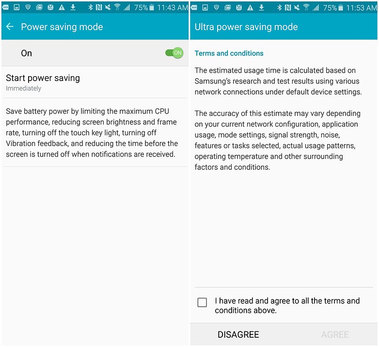 androidpit samsung galaxy note 5 battery tips power saving