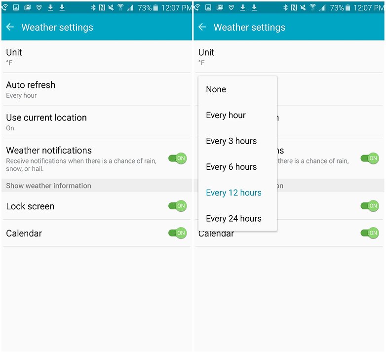 androidpit samsung galaxy note 5 battery tips weather settings