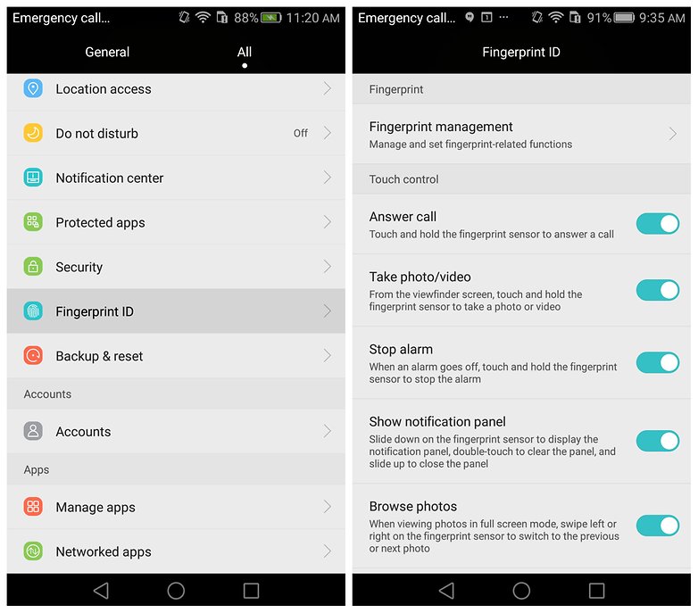 androidpit huawei mate s fingerprint id