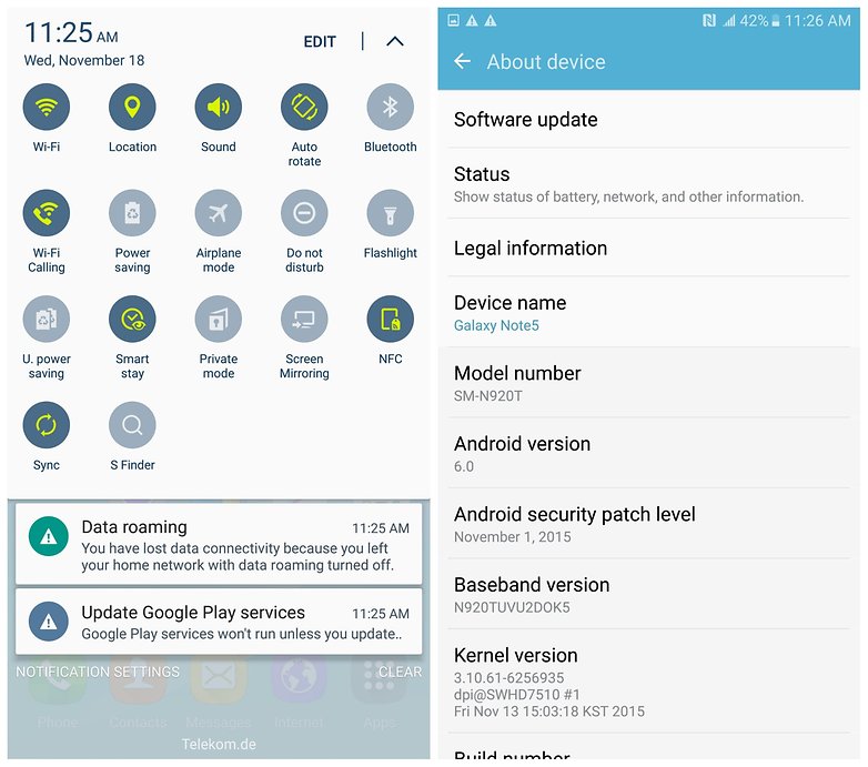 AndroidPIT Galaxy Note 5 Android 6 0 Marshmallow