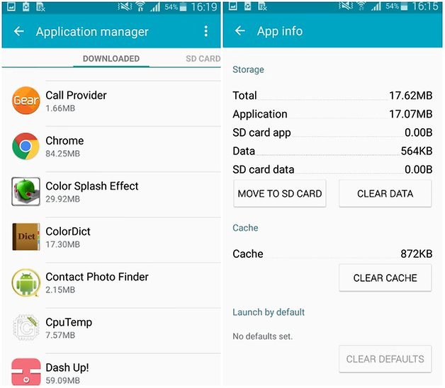 androidpit galaxy s5 storage space move to sd card