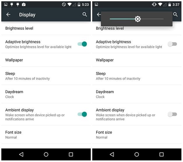 androidpit nexus 5 battery tips adaptive brightness