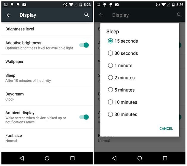 androidpit nexus 5 battery tips sleep