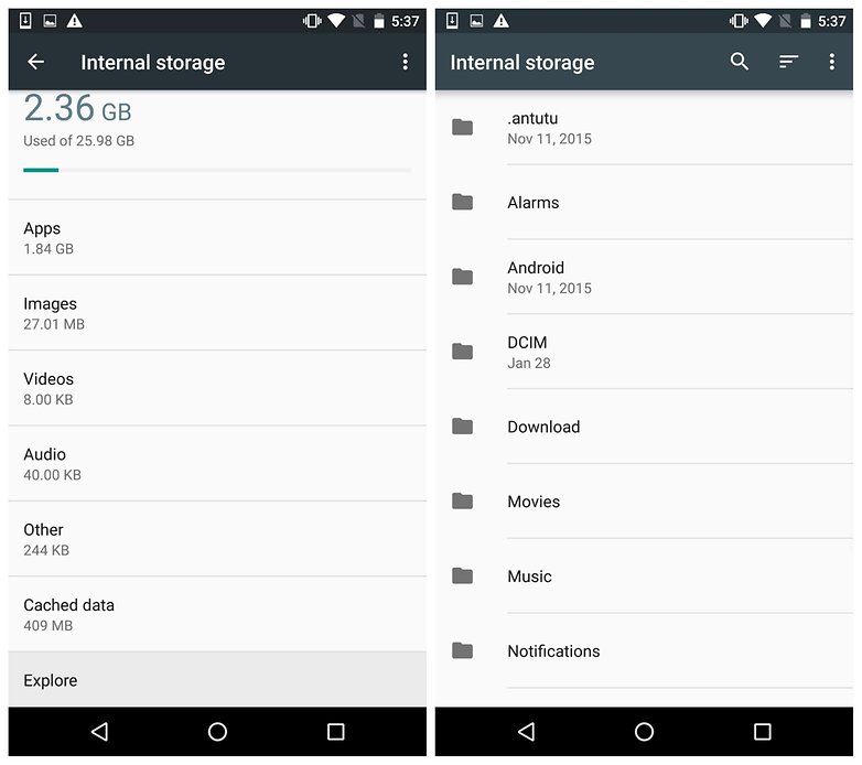 android marshmallow file explorer