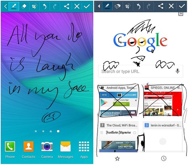 androidpit note 4 vs note 3 s pen