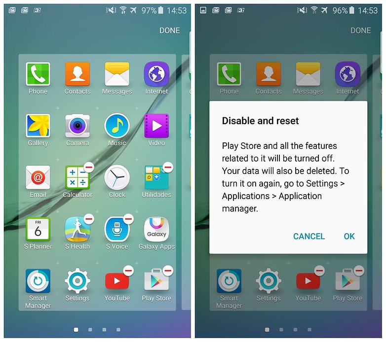 androidpit samsung galaxy s6 edge disable apps