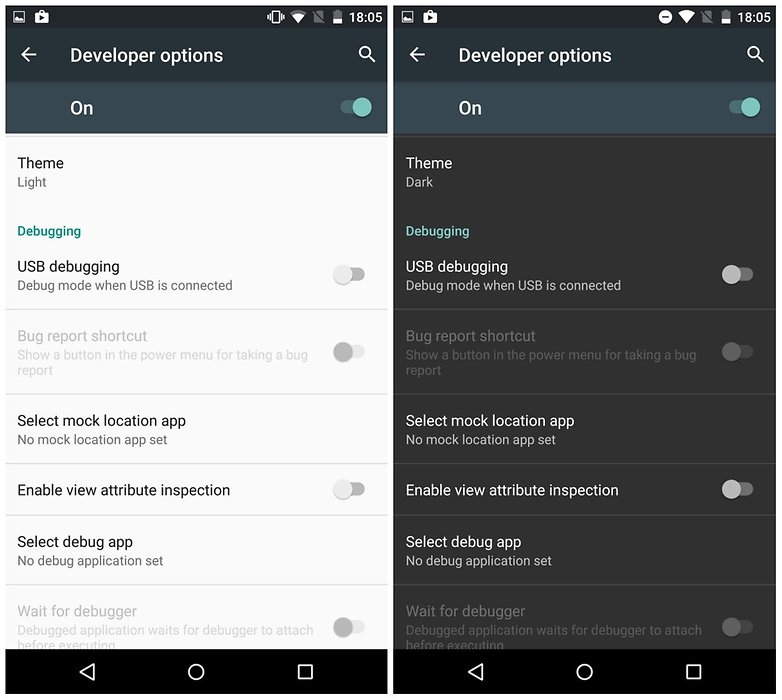 androidpit android m dark theme