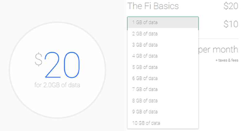 AndroidPIT Project Fi Plan Costs 2