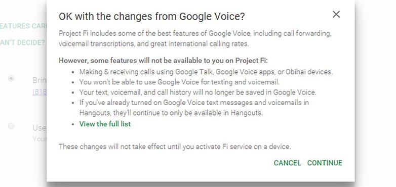 androidpit project fi google voice