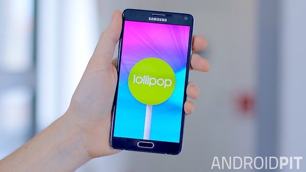 androidpit galaxy note 4 lollipop teaser 1