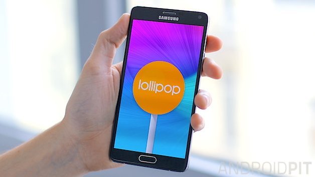 androidpit galaxy note 4 lollipop teaser 3