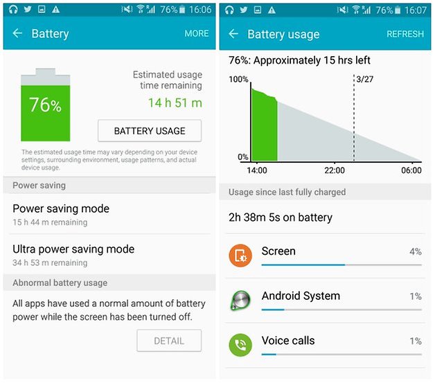 androidpit galaxy s6 edge battery