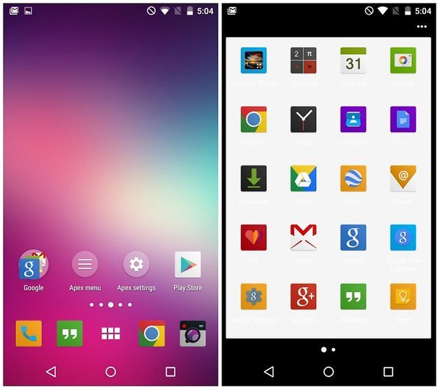 androidpit nexus 5 new launcher