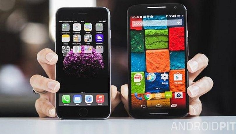 androidpit iphone 6 vs moto x 2014 2