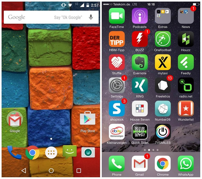 androidpit moto x 2014 vs iphone 6