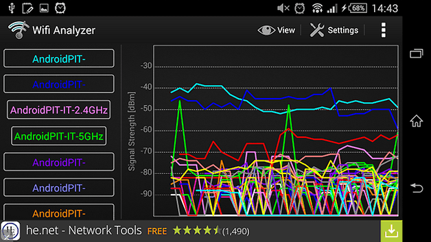 androidpit wifi analyzer screenshot