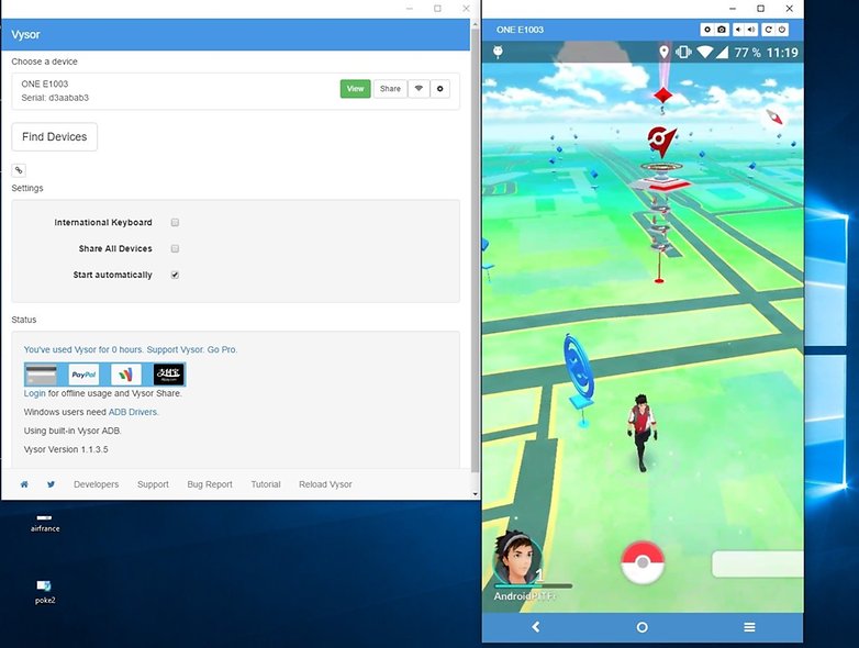 How to play Pokemon Go on Windows computer