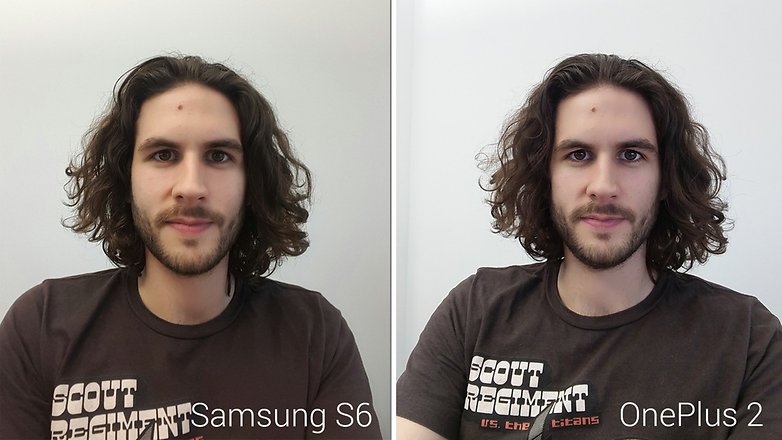 androidpit galaxy s6 vs oneplus 2 selfie