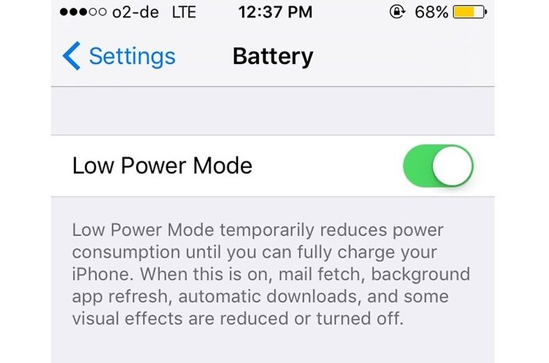 androidpit ios 9 battery saving mode