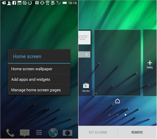 androidpit htc one m7 home screen