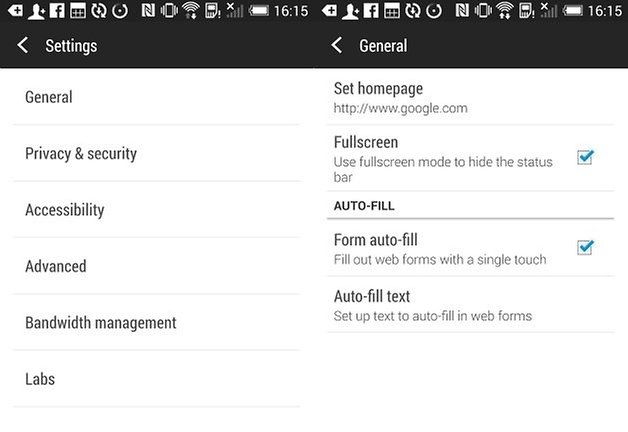 androidpit htc one m7 web settings 2