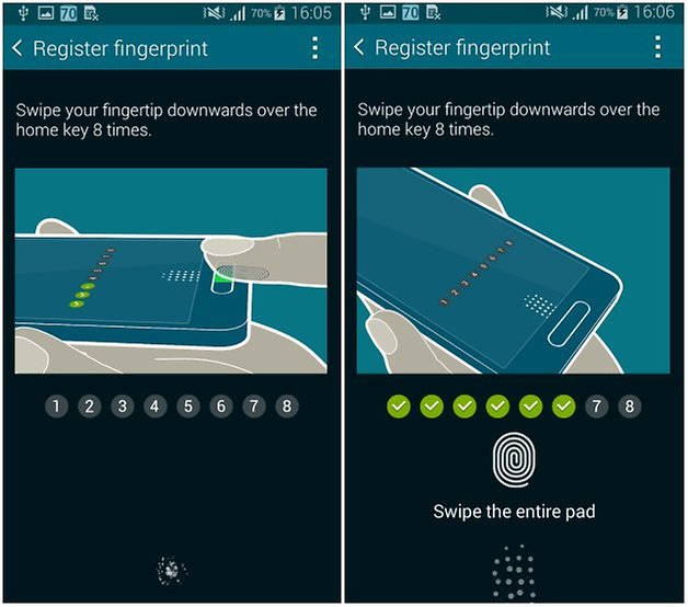 androidpit galaxy alpha fingerprint scanner