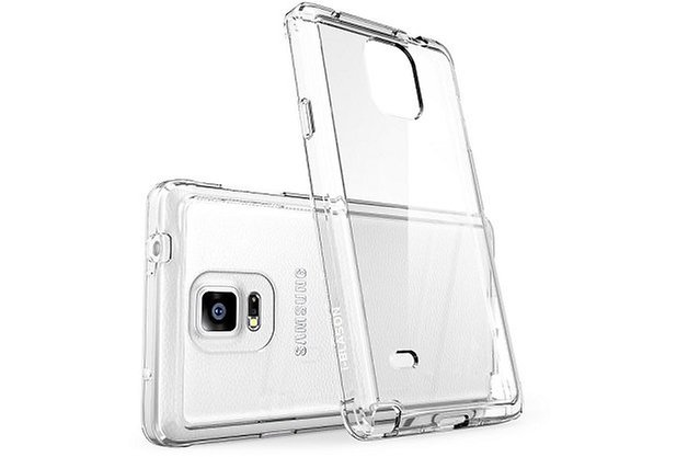 androidpit galaxy note 4 hybrid clear case