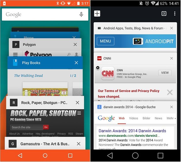 androidpit lollipop chrome tabs comparison