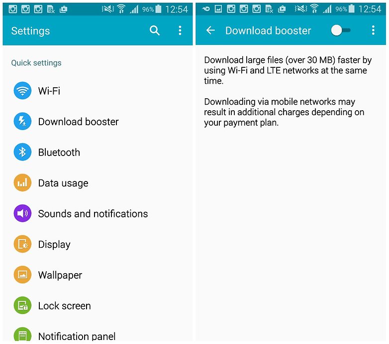 androidpit samsung download booster screenshot