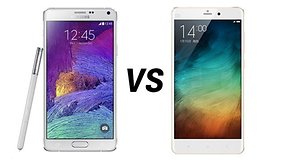 Samsung Galaxy Note 4 vs Xiaomi Mi Note - Comparación de phablets