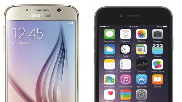 galaxy s6 vs iphone 6