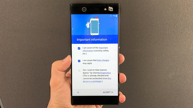 xperia xa1 android 9