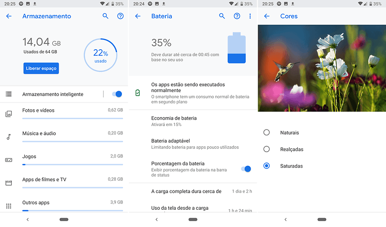 android p gama battery