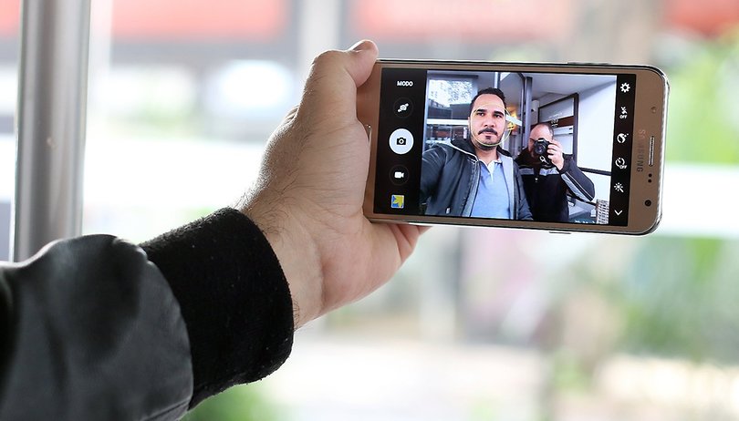 androidpit galaxy j7 camera selfie