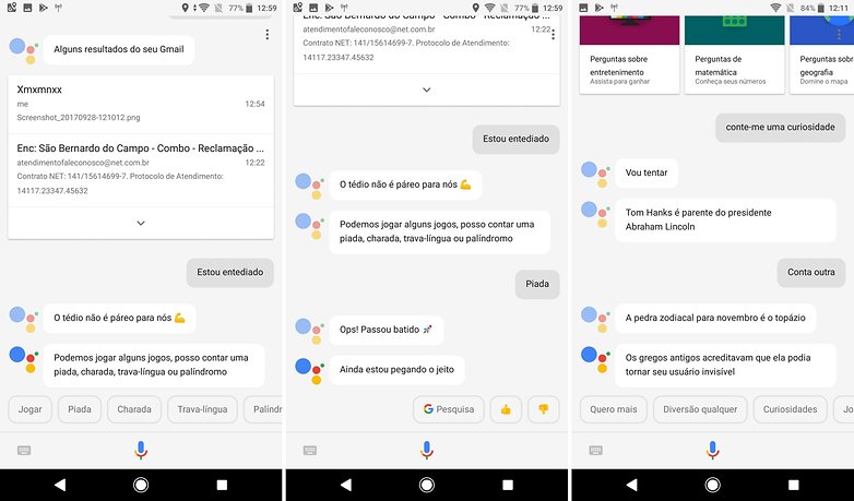 entediado google assistant