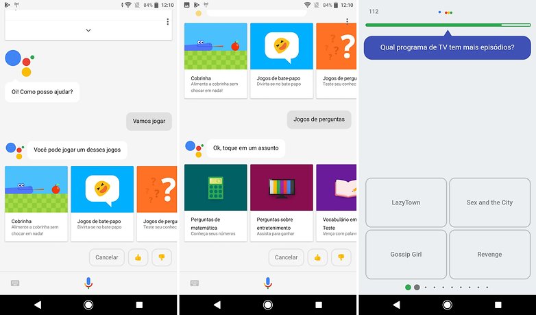 google assistente jogos