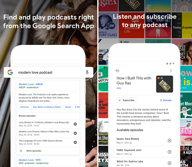 google casts podcasts new