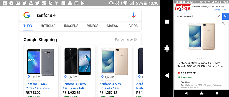 google shopping store local