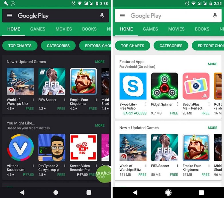 Playstore android go