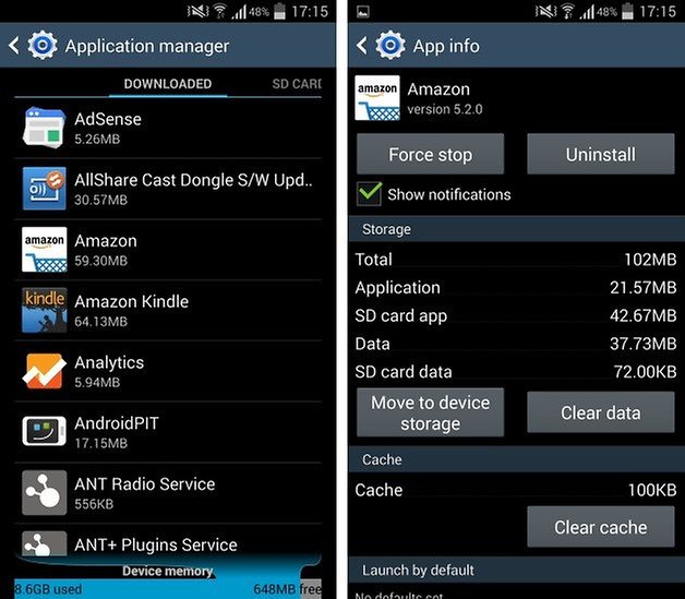 How to clear the cache on Galaxy S4