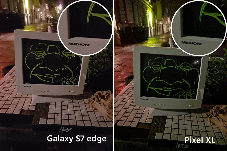 AndroidPIt google pixel XL vs samsung galaxy s7 edge 8