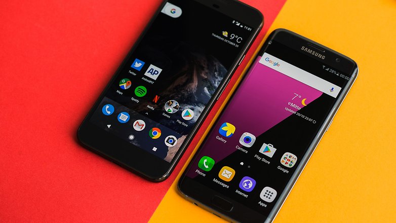 AndroidPIT Galaxy S7 Edge vs Pixel XL 0266
