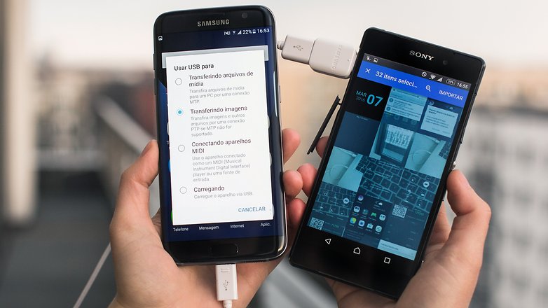AndroidPIT Samsung Galaxy S7 edge data transfer 1
