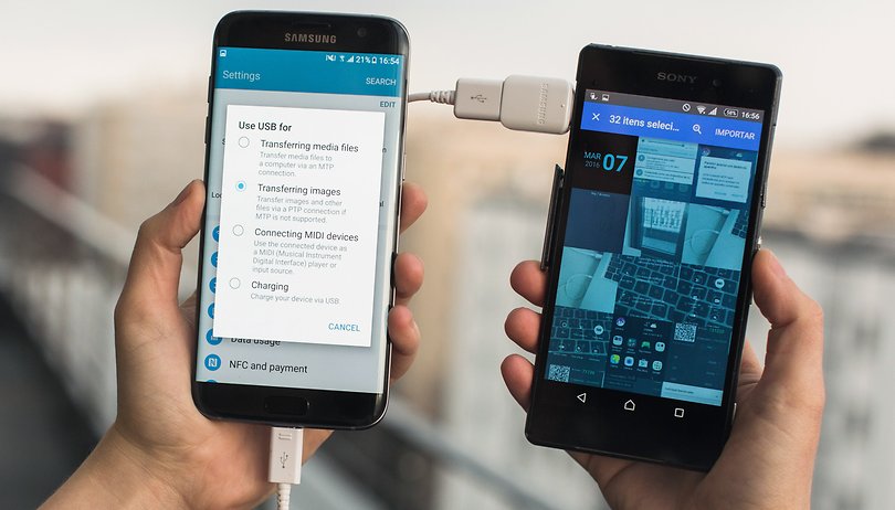 AndroidPIT Samsung Galaxy S7 edge data transfer 2
