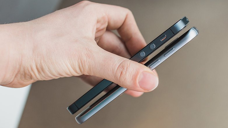 AndroidPIT iPhone 5s vs Samsung S7 mini 4