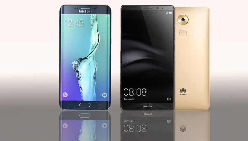 Samsung Galaxy S6 edge plus vs Huawei mate 8