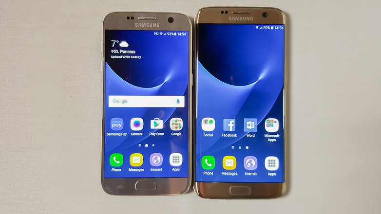 AndroidPIT Samsung Galaxy S7 vs S7 edge 1
