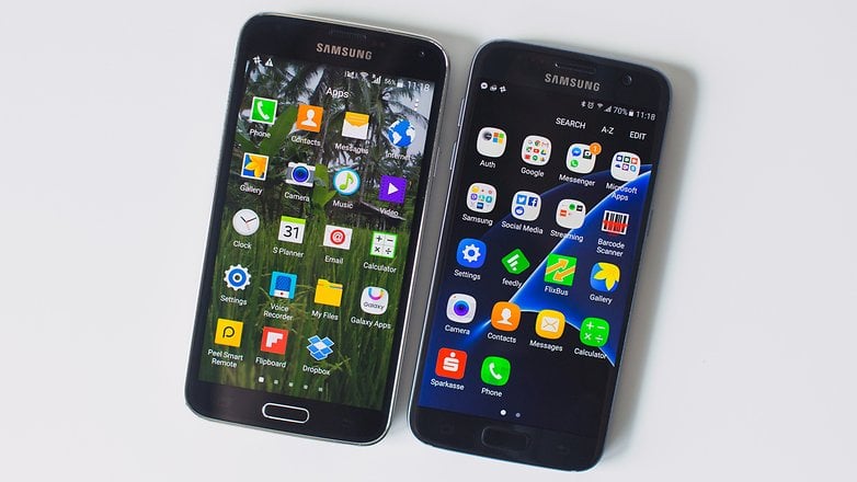 AndroidPIT Samsung galaxy S5 vs Samsung Galaxy S7 7